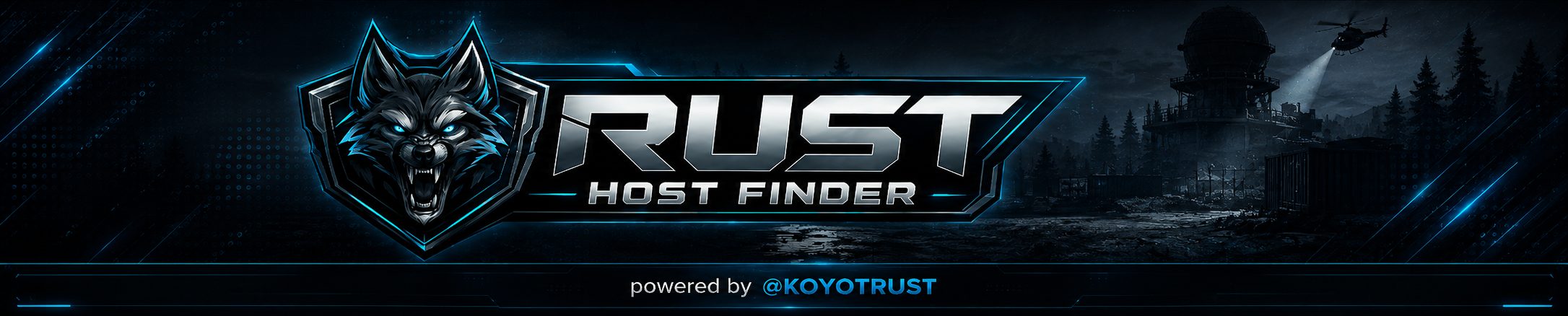 Rust Host Finder — powered by @KOYOTRUST